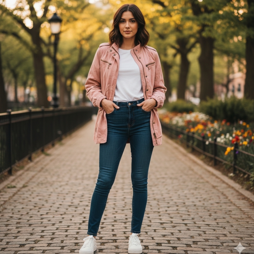 NWT Max Jeans Peach Jacket